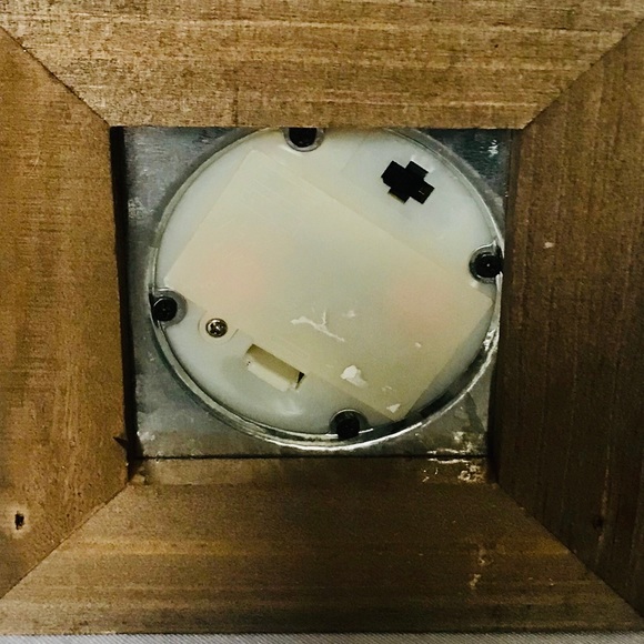 Wooden Lantern with Faux candle and timer. - Picture 5 of 7